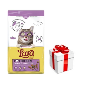 Versele-Laga Lara Adult Light Sterilized 7kg - krmivo pro sterilizované kočky + překvapení pro kočku ZDARMA