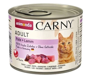 ANIMONDA Cat Carny Adult příchuť: krůtí, jehněčí 200g