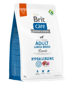 BRIT CARE Dog Hypoallergenic Adult Large Breed Lamb 3 kg