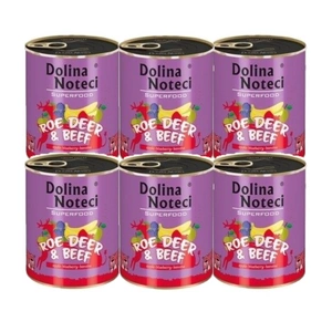 NOTECI PREMIUM SUPERFOOD jelen a hovězí maso 6x400g