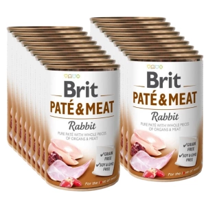 BRIT PATE &amp; MEAT KRÁLÍK 24x400g