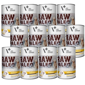 Vetexpert RAW PALEO adult turkey 12x400g - krůtí konzerva