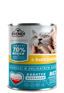 Frendi kousky v jemné kuřecí omáčce 6x800g pro kočky SLEVA 2%