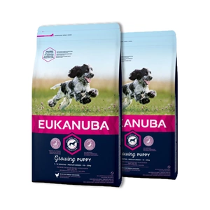 EUKANUBA Puppy&amp;Junior střední plemena 2x15kg