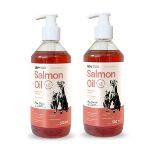 LAB V Lososový olej pro psy a kočky 2x500ml
