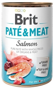 BRIT PATE &amp; MEAT SALMON 400 g