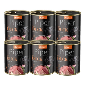 DOLINA NOTECI Piper pro psy s kachnou a hruškou 6x800g