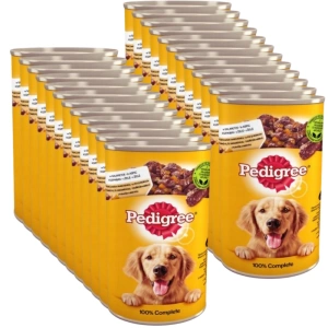 PEDIGREE Adult konzerva 24x1200g - vlhké kompletní krmivo pro dospělé psy s kuřecím masem v želé