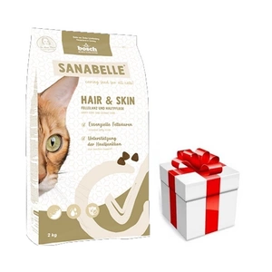 BOSCH Sanabelle Hair & Skin 8kg + překvapení pro kočku ZDARMA