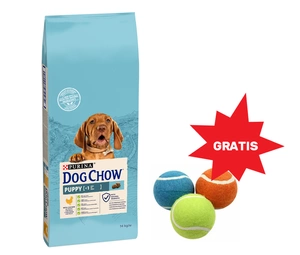 PURINA Dog Chow Puppy Chicken 14 kg + ZDARMA !!