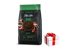 FITMIN Cat For Life Adult Jehněčí 8kg + PŘEKVAPENÍ ZDARMA !!!