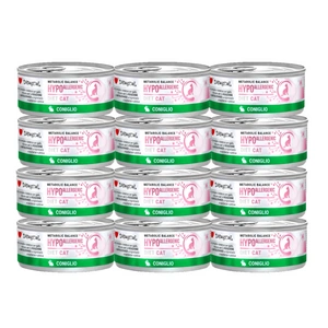 Disugual mokré krmivo pro kočky Veterinární HYPOALLERGENIC Králík (dospělý) 12x85g