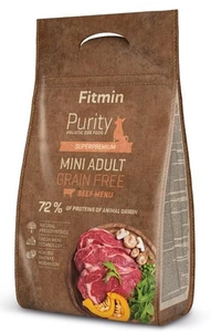 Fitmin purity gf adult mini hovězí 800 g