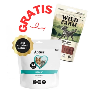 Aptus Relax vet 30chews + WILD FARM měkká kachní prsa 80 g GRATIS
