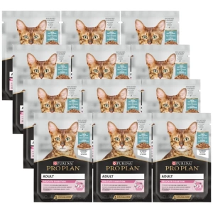 PRO PLAN Jemné krmivo pro kočky s mořskými rybami 12x85g