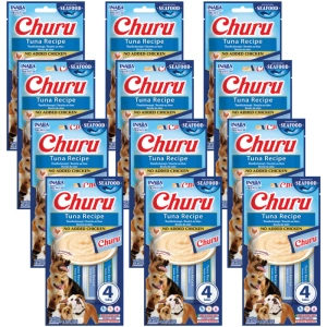 INABA Dog Churu (na rybí bázi) Tuňák recept 12x(4x14g)