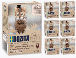 BOZITA Cat Chicken Turkey 6x370g