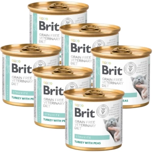 Brit gf veterinární diety pro kočky Struvite 6x200g