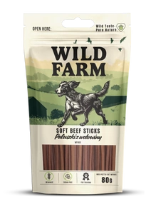 WILD FARM hovězí tyčinky pro psy 80g