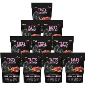 Tasty Dogs Life Junior Jídlo s kachnou v želé 10x150 g