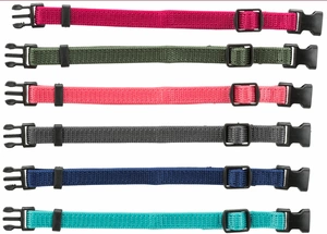 TRIXIE Sada obojků pro štěňata 6 ks velikost M-L - 22-35cm (světlé)