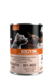 PetRepublic kousky v omáčce se zvěřinou 12x400g pro psy SLEVA 3%