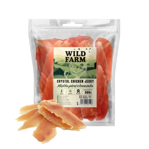 WILD FARM Měkká kuřecí prsa 500g pamlsky pro psy