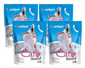 CAT SAND Silikonová podestýlka pro kočky 4x3,8l