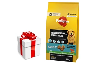 PEDIGREE® Adult Professional Nutrition 12 kg s hovězím masem a zeleninou + PŘEKVAPENÍ ZDARMA !!!