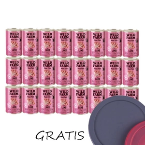 WILD FARM Pate Lamb 24x400g - bezlepkové krmivo pro kočky
