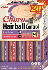 INABA Churu Hairball Control pro kočky - 20x14g