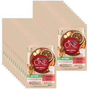 Purina One Mini/Small Active krmivo pro psy 26x85g