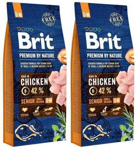 BRIT Premium By Nature Senior S+M 2x15kg