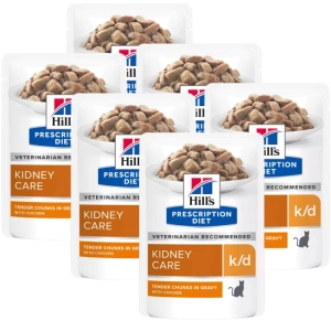 HILL'S PD Prescription Diet Feline k/d chicken 6x85g