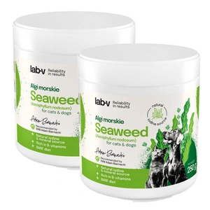Mořské řasy Lab-v – přírodní zdroj jódu a minerálů pro psy a kočky 2x400g