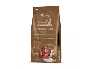 Fitmin Purity Rice Senior & Light Venison & Lamb 12 kg