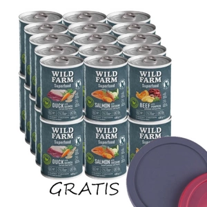 Wild Farm Superfood MIX 30x400 g bezobilné krmivo pro psy