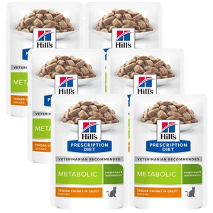 HILL'S PD Prescription Diet Feline Metabolic 6x85g sáček