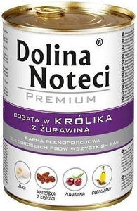 DOLINA NOTECI Premium Bohatá na králíka s brusinkou 400g