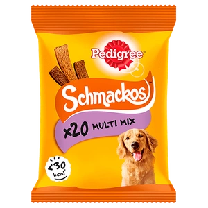 PEDIGREE Schmackos 144g - pamlsek pro psy (hovězí, kuřecí, jehněčí, kachna)