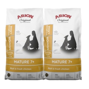 ARION Original Mature 7+ Senior Medium & Large Chicken suché krmivo pro psy s kuřecím masem 2x12kg