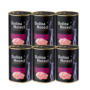 Dolina Noteci Premium pro kočky s vysokým obsahem krůtího masa 6x400g