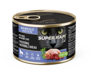 DOLINA NOTECI Super Rafi Cat P&F s křepelkou a králičí játry 185 g