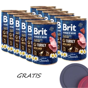 Brit Premium by Nature Turkey With Liver 12x400g SLEVA 2%