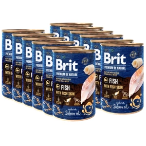 Brit Premium by Nature Fish with Fish Skin 12x400g SLEVA 2%