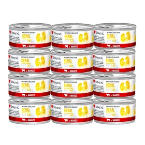 Disugual Karma mokra pro kočky Veterinární RENAL Hovězí maso (dospělí) 12x85g