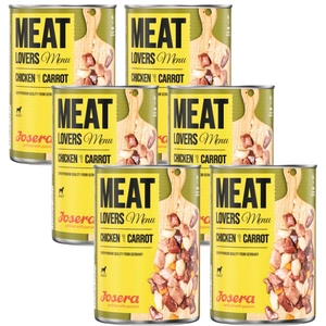 JOSERA Meatlovers Menu Kuře s mrkví 6x800g