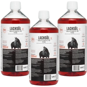LAB-V Lachsöl Lososový olej pro koně 3x1000ml
