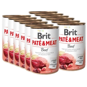 BRIT PATE &amp; MEAT BEEF 12x400g