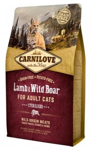 CARNILOVE Cat Lamb &amp; Wild Boar Sterilised 6 kg